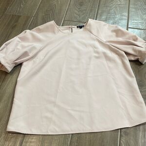 Express puff sleeve blouse medium pale pink